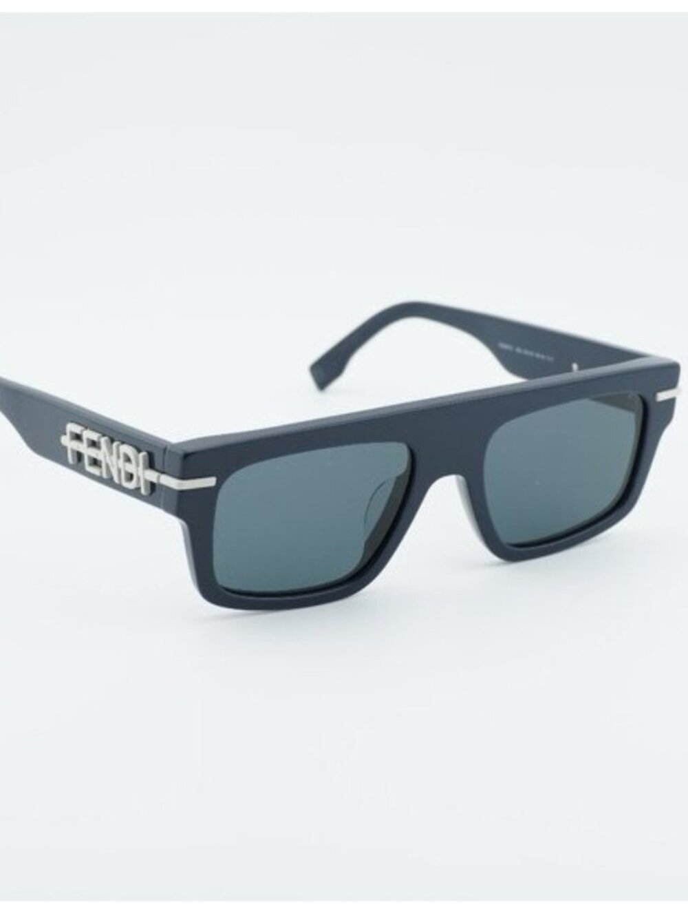 Fendi FE40091U 90A Sunglasses Blue Square Frame, Blue Lenses